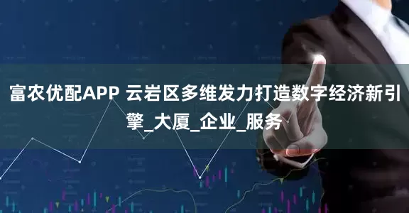 富农优配APP 云岩区多维发力打造数字经济新引擎_大厦_企业_服务