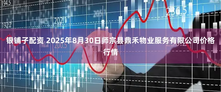 银铺子配资 2025年8月30日师宗县鼎禾物业服务有限公司价格行情